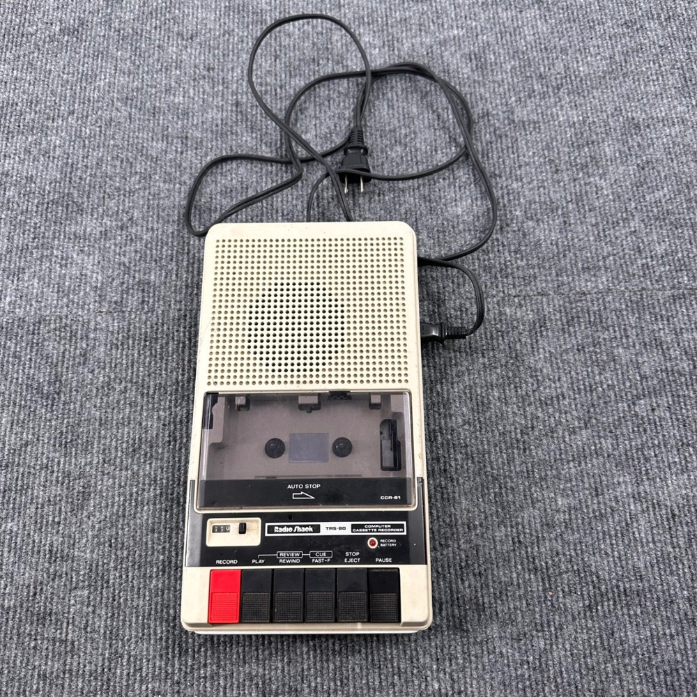 Tandy Radio Shack TRS-80 CCR-81 Model 26-1208a Computer Cassette Tape Recorder